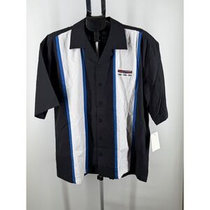 David Carey GM Chevrolet 55 56 57 Tri-Five Bowling Shirt Mens Black 2X NWT